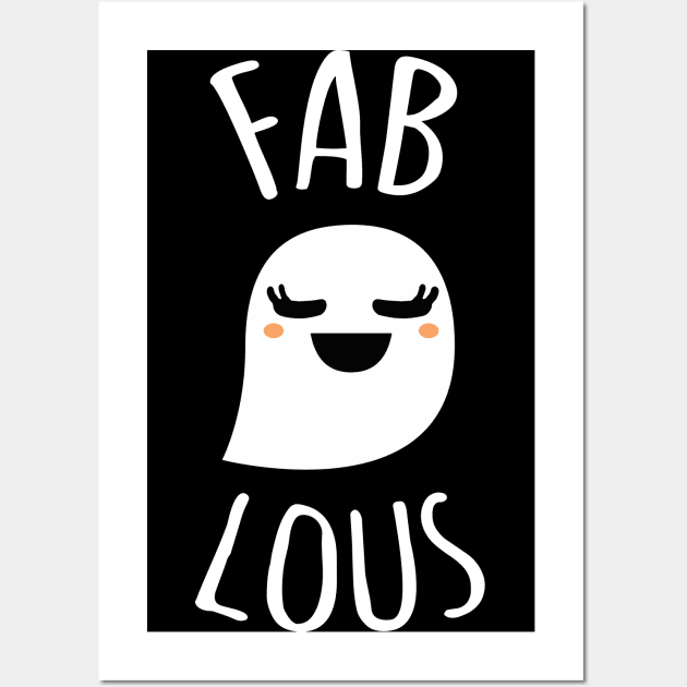 Fa-boo-lous Ghost Wall Art by Sunny Saturated